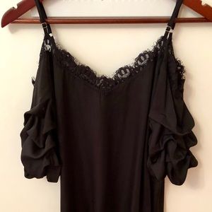 Ruffle Black dress